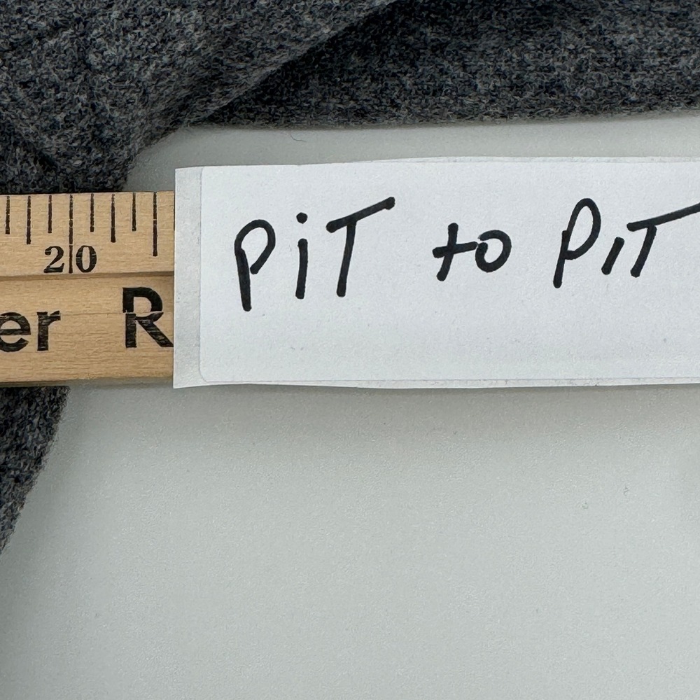 Vintage Hunt Valley Women's Wool Blazer Gray Size 14 Single Button Classic Fit - Picture 9 of 15